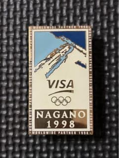 長野 オリンピック ピンバッジ VISA 関係者配布 非売品 - メルカリ