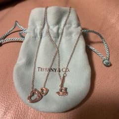 Tiffany & Co. ダブル　2連　オープンハート ネックレスのサムネイル