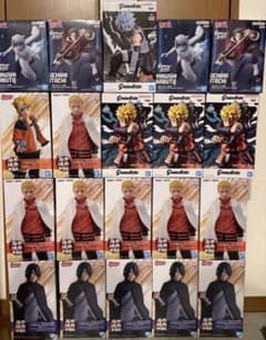【新品未開封】うちはサスケ　ボルト　カカシ　ナルトフィギュア　まとめ売り　20体のサムネイル