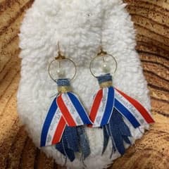マルセイユリボン　ピアス　オザワイチカ様のサムネイル