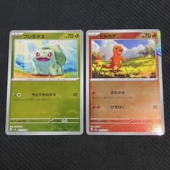 ヒトカゲ フシギダネ モンスターボールミラー SV2a ポケモンカード151