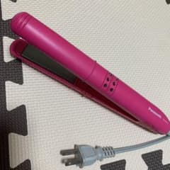 ピンク！Panasonic ヘアアイロン コテのサムネイル