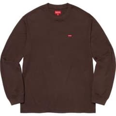 【S】Supreme Small Box L/S Tee ダークブラウンのサムネイル
