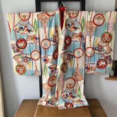 専用商品　　変更着物のみの販売　七五三昭和レトロ着物5.6.7のサムネイル