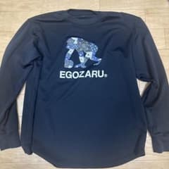 EGOZARU 長袖Tシャツ ブラック ペイズリー柄のサムネイル