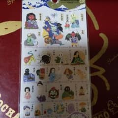 日本のシール  妖怪(っ'～')っのサムネイル