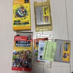 スーパーファミコン　 スーパーマリオカート マリオワールドセット