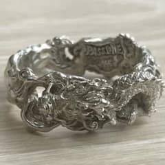 ◾️ スイカ様◾️【シルバー】PASSIONE 梅田 竹生 龍 リング - メルカリ