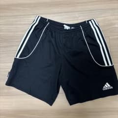 adidas ハーフパンツ ショートパンツ ブラック サッカーのサムネイル