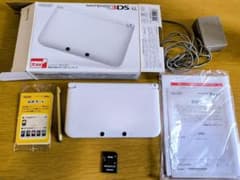 【動作確認済】Nintendo 3DS LL ホワイト 本体のサムネイル