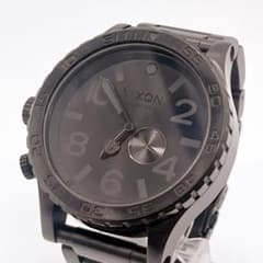NIXON 51-30 腕時計 オールブラック ビッグフェイス y2k 稼働品 - メルカリ