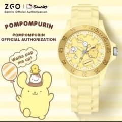 ポムポムプリン アナログ 腕時計 限定 海外 コラボ ポムポムプリン ダイヤル アナログ サンリオ 腕時計 限定 海外