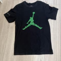 JORDAN ジャンプマン Tシャツ ブラック グリーンのサムネイル
