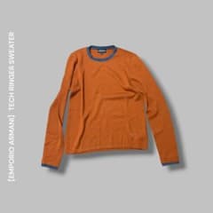 EMPORIO ARMANI】TECH RINGER KNIT 3027T - メルカリ