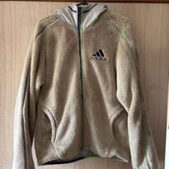 adidas フリースジャケット S/M ベージュのサムネイル
