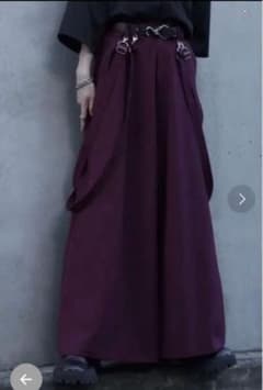 cussil 袴パンツ 紫 Sサイズのサムネイル