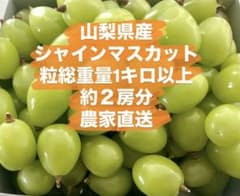 訳あり　山梨県産　シャインマスカットのサムネイル