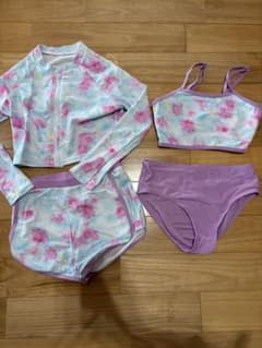セパレート水着 4点セット ラッシュガードのサムネイル