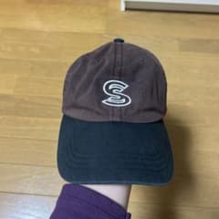 キャップ 帽子 ブラウン ブラック 刺繍のサムネイル