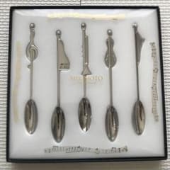 MIKIMOTO ミキモト パール付 楽器 スプーン 5本セットのサムネイル