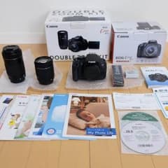【3/1迄 みほ様専用】Canon EOS Kiss X7i ダブルズームキットのサムネイル
