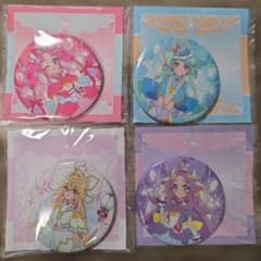 名探偵プリキュア キラキラ缶バッジ 4種セットのサムネイル