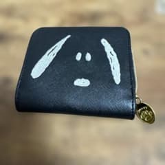 SNOOPY 二つ折り財布 ブラックのサムネイル
