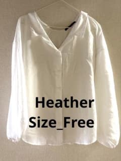 Heather ホワイト 長袖シャツのサムネイル