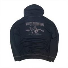 TRUE RELIGION Zip Hoodie ブラック パーカーのサムネイル