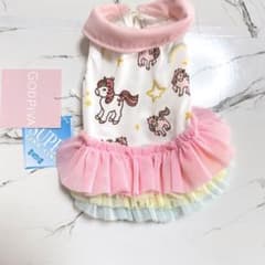 GODPIVA 新品未使用 ユニコーンワンピース ピンク XXS ゴッドピバのサムネイル