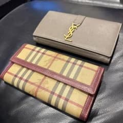 YSL & BURBERRY 長財布 2点セットのサムネイル