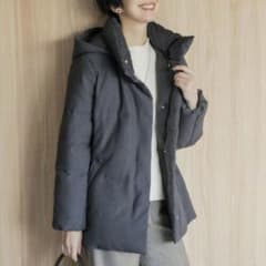 美品 ジェイプレス 24AW ポリエステルハウンドトゥース ショートダウン 