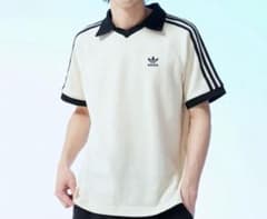 試着のみ アディダスadidas Originalsワッフル ポロシャツ sのサムネイル