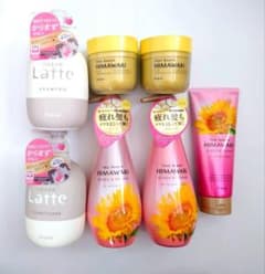 Thumbnail of 【新品・未開封】HIMAWARI & ma&me Latte ヘアケア7点セット