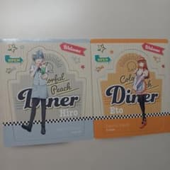 バラ売り可！カラフルピーチマグネット 2枚えと　ヒロのサムネイル