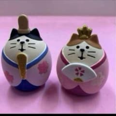 新品 コンコンブル ひな祭り 猫雛さくら 置物 お雛様 雛人形 - メルカリ