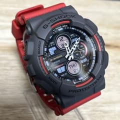 N*s様 【ほぼ未使用★完動★極美品】G-SHOCK アナデジGA-140レッド N*s様 【ほぼ未使用☆完動☆極美品】G-SHOCK アナデジGA-140レッド
