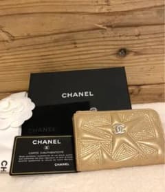 CHANEL シャネル コインケース キーケース ゴールド スター柄のサムネイル