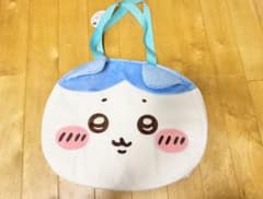 【新品タグ付き】ちいかわ ハチワレ ぬいぐるみビッグトートバッグ ポーチのサムネイル