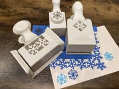 Nazca様　マーサスチュワート　クラフトパンチ　雪のサムネイル