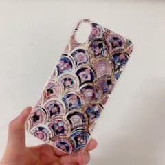 【貝殻シェル　流動ラメ　iPhoneXRケース　夏スタイル】のサムネイル