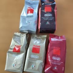 【色んな香り・味わいを 楽しめる】デロンギ　コーヒー豆　5袋バラエティセット 色んな香り・味わいを 楽しめる】デロンギ コーヒー豆 5袋バラエティ