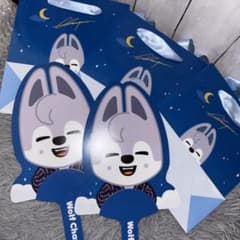 Stray Kids Wolf Chan GIGO うちわ ショッパー セット - 2