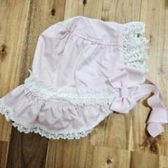 ☆21日迄値下げ☆BABY トーションレース ピンク フルボンネット - メルカリ