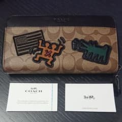 【本日限定値下げ】2019年新作 COACH キース・へリング コラボ 長財布のサムネイル