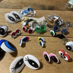 ハンドメイド　目玉セット　面白いめだまのサムネイル
