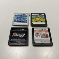 じ*ぷ様 ‼️ポケモン4カセット‼️(説明欄確認)のサムネイル