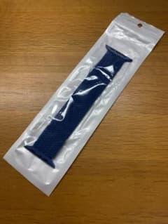 Apple Watch 44mm ブレイデッドソロループ　ネイビー　ブルーのサムネイル