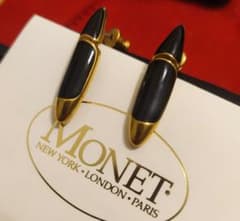 MONET　モネ　ピアス　ゴールド　長い　ブラブラ　揺れるドロップ　ヴィンテージ