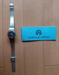 AUREOLE SWISS オレオール スイス 腕時計 アナログ シルバーのサムネイル